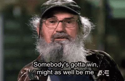 Man With Beard And Glasses Says Somebody's Gotta Win GIF