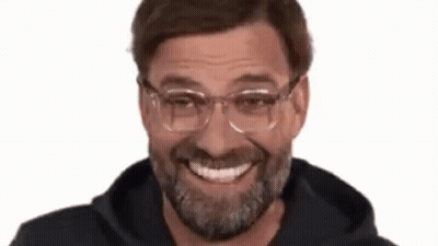 Man With Beard And Glasses Smiling In Black Hoodie GIF