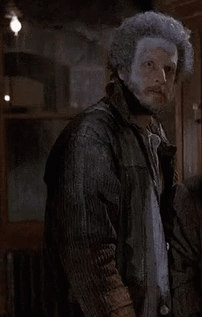 Man With Beard And Gray Hair Saying Neva GIF