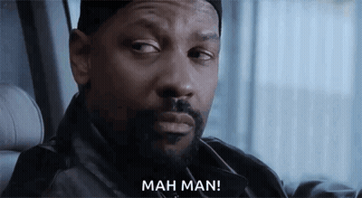 Man With Beard And Hat In Car Says Mah Man GIF
