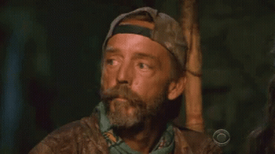 Man With Beard And Hat Making Funny Face GIF