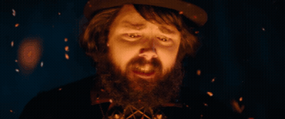 Man With Beard And Hat Says How Deep Does That Hole GIF