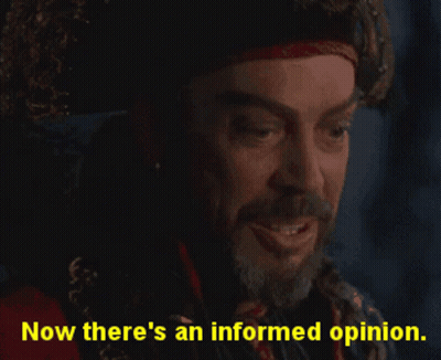Man With Beard And Hat Says Now There's An Informed Opinion GIF