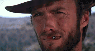 Man With Beard And Hat Smoking Cigarette GIF