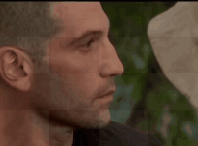 Man With Beard And Hat Talking To Another Man GIF