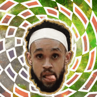 Man With Beard And Headband Sticking Tongue Out GIF