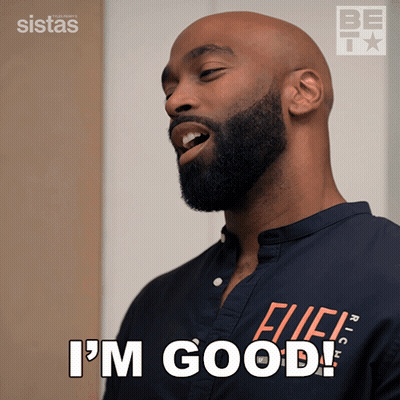 Man With Beard And I M Good Shirt GIF