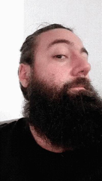 Man With Beard And Mustache GIF
