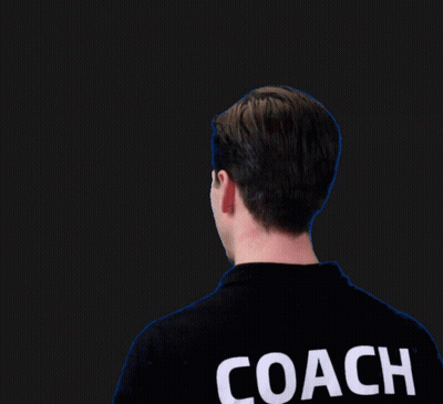 Man With Beard And Mustache Looking At Camera GIF