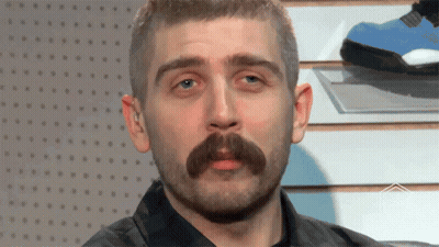 Man With Beard And Mustache GIF
