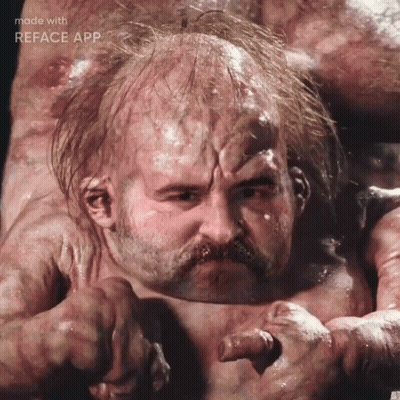 Man With Beard And Mustache Painting GIF