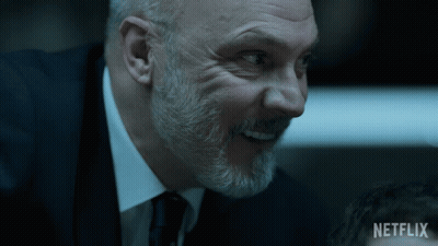 Man With Beard And Netflix Logo GIF