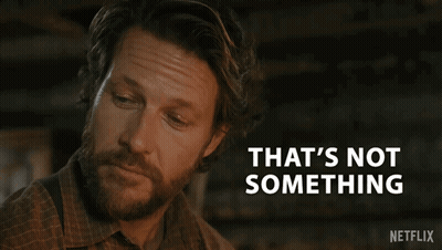 Man With Beard And Netflix Logo GIF