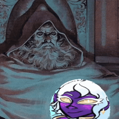 Man With Beard And Purple Mask GIF