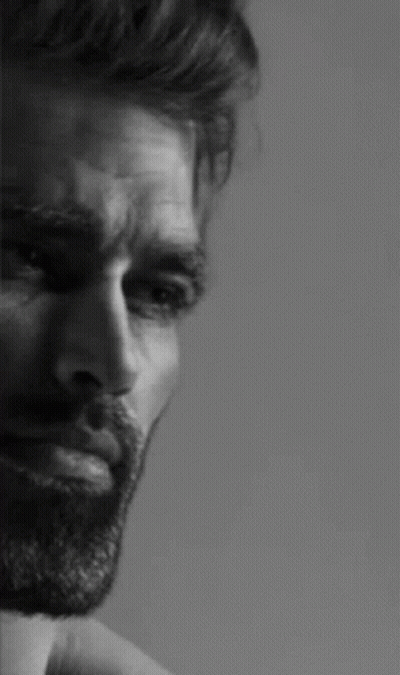 Man With Beard And Serious Expression GIF