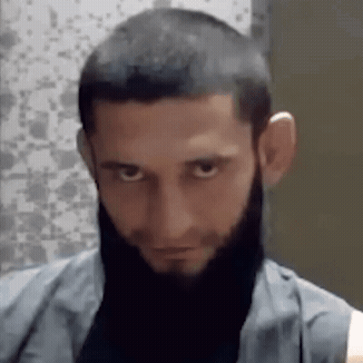 Man With Beard And Shaved Head GIF