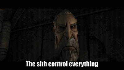 Man With Beard And Sith Control Everything GIF