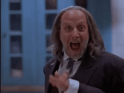 Man With Beard And Suit Making Funny Face GIF