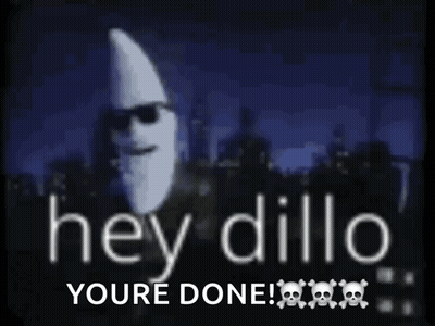 Man With Beard And Sunglasses Saying Hey Dillo GIF