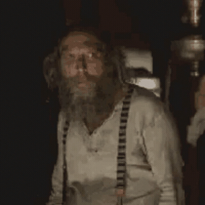Man With Beard And Suspenders GIF
