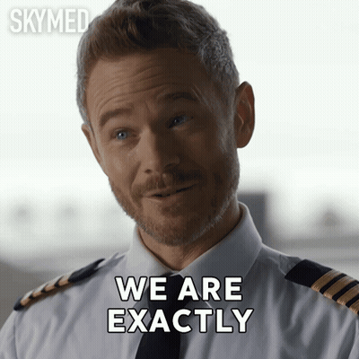 Man With Beard And Tie Saying We Are Exactly GIF