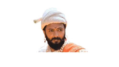 Man With Beard And Turban Jay Shivaray Sticker