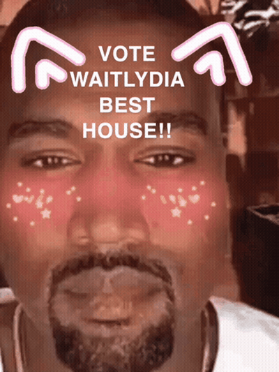 Man With Beard And Vote Lydia Sticker GIF