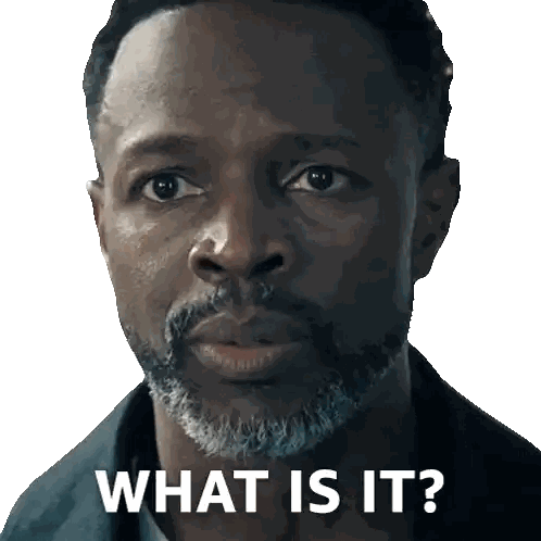 Man With Beard And What Is It Text Sticker