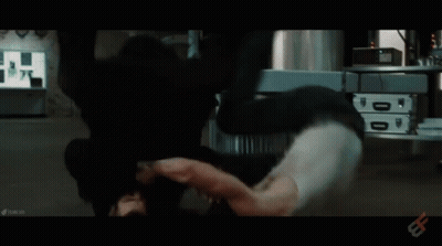 Man With Beard And White Tank Top Arms Out GIF