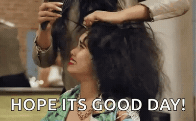 Man With Beard And Wig Making Funny Face GIF