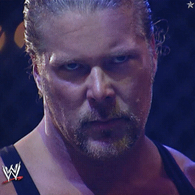 Man With Beard And WWE Logo GIF