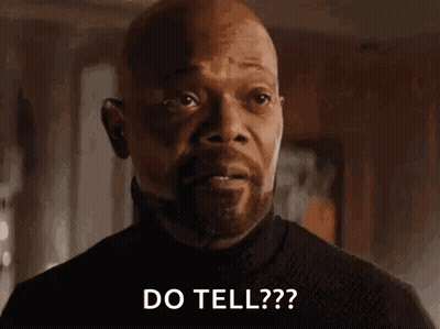Man With Beard Asking Do Tell GIF