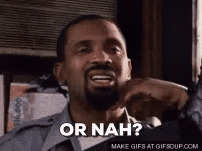 Man With Beard Asking Or Nah GIF