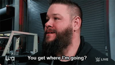 Man With Beard Asking Where He Is Going GIF