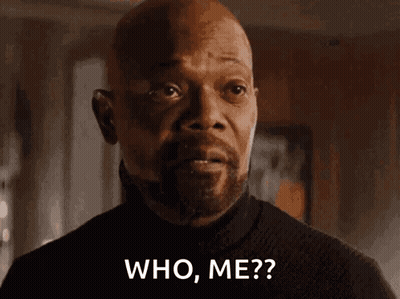 Man With Beard Asking Who Me GIF