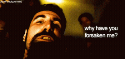 Man With Beard Asking Why Have You Forsaken Me GIF