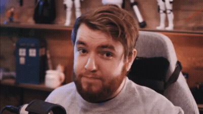 Man With Beard At Doctor Who Microphone GIF