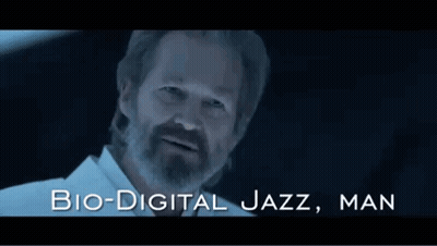 Man With Beard Bio-Digital Jazz Man