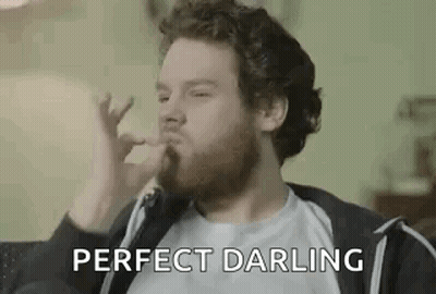 Man With Beard Blowing Kiss Perfect Darling GIF