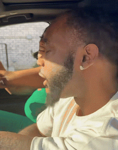Man With Beard Driving Car GIF