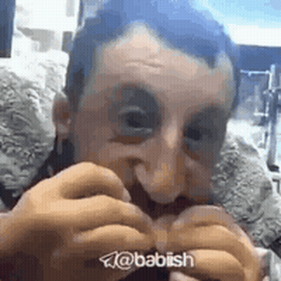Man With Beard Eating Hamburger GIF