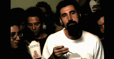 Man With Beard Eating Wok King Chinese Food GIF