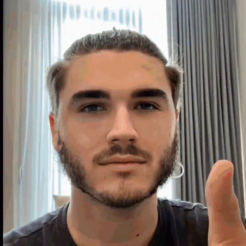 Man With Beard Giving Thumbs Up GIF