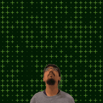 Man With Beard Green Background 21 GIF