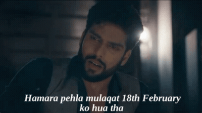 Man With Beard Has February 18Th On Face GIF