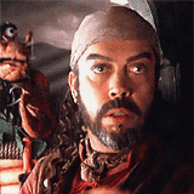 Man With Beard Headband And Scarf GIF