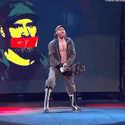 Man With Beard Holding Baseball Bat GIF