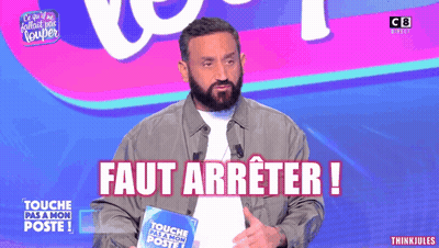 Man With Beard Holding Book Faut Arreter GIF