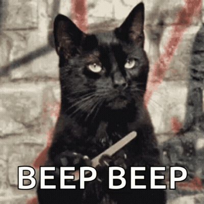 Man With Beard Holding Can And Can Of Soda On Roadside GIF