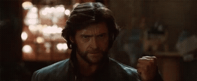 Man With Beard Holding Claws GIF